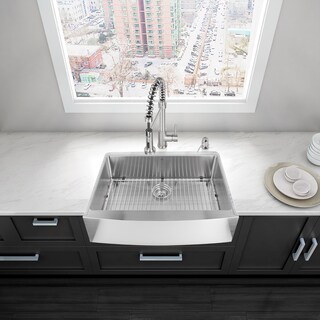 kitchen sinks clearance kitchen faucets vigo 30inch farmhouse stainless steel 16 gauge single bowl kitchen sink with rounded edge silver finish sinks for less clearance liquidation kitchen sinks clearance kitchen faucets vigo 30inch farmhouse stainless steel 16 gauge single bowl kitchen sink with rounded edge silver finish sinks for less clearance liquidation